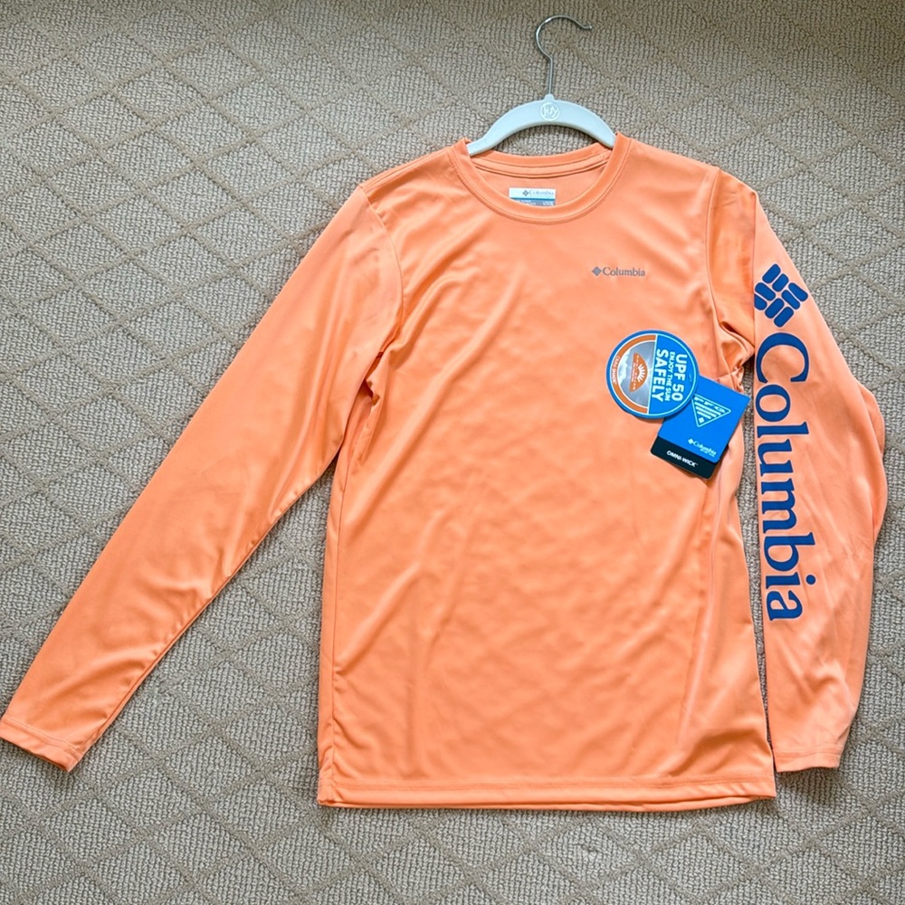 NWT Columbia Terminal Tackle UPF 50 sun/fishing shirt